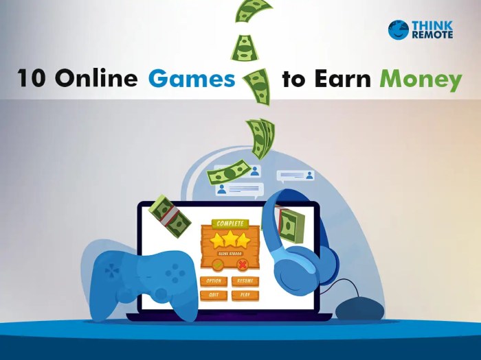 Online earning by playing games